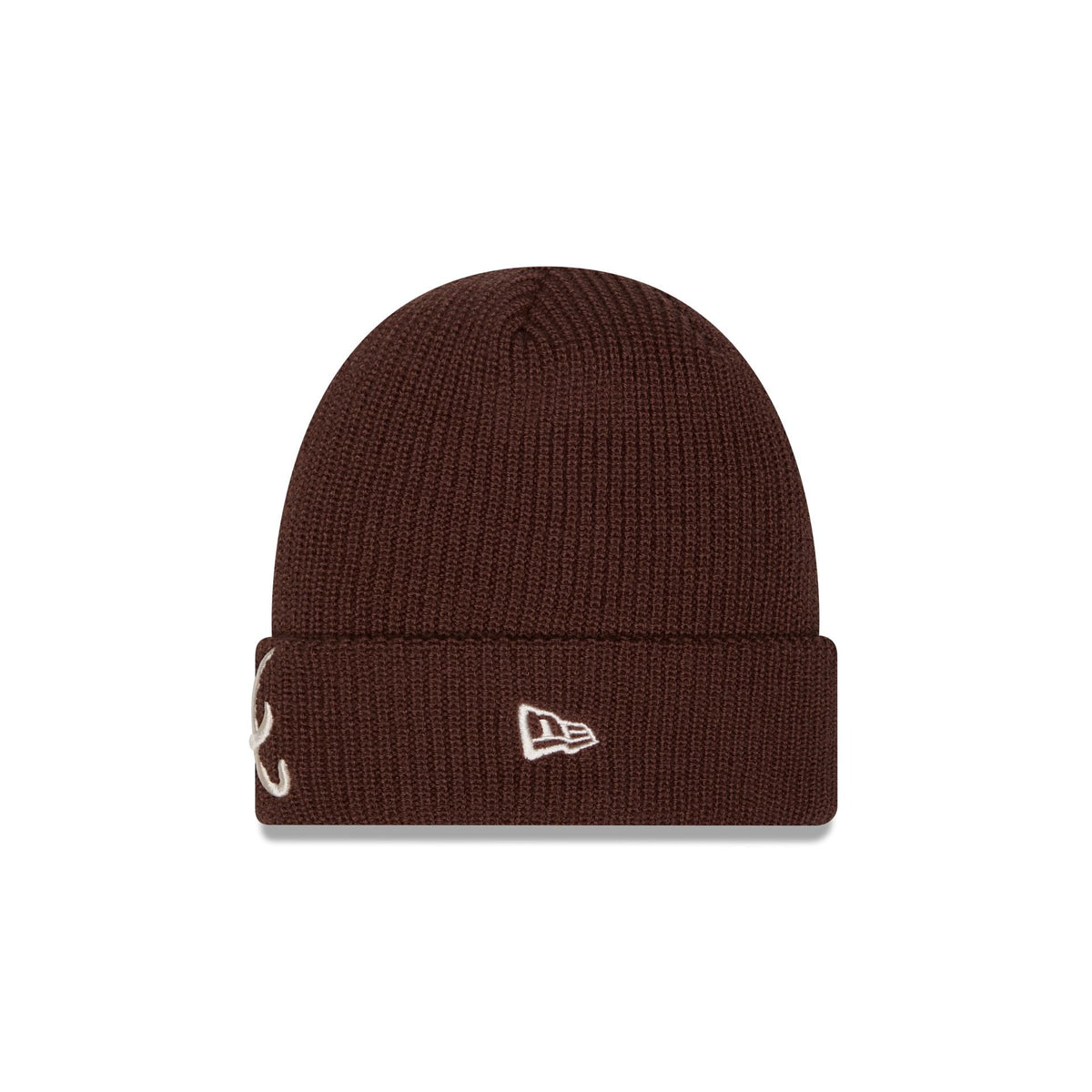 Atlanta Braves Walnut Cuff Knit Beanie Hat