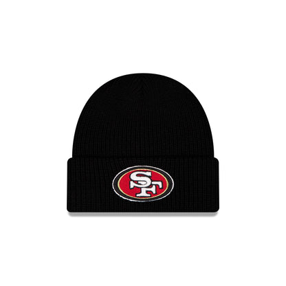 San Francisco 49ers Black Cuff Knit Beanie Hat