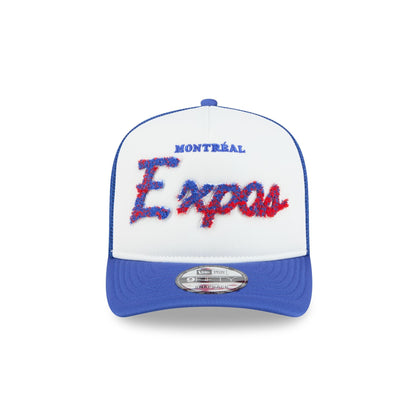 Montreal Expos Fade Script 9FIFTY A-Frame Trucker Hat