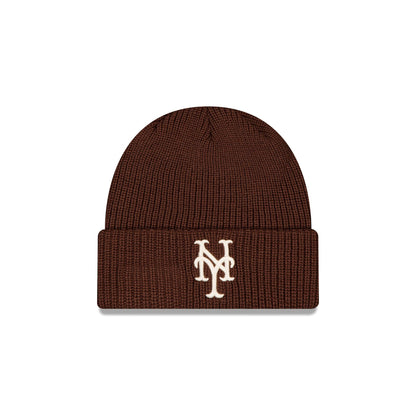 New York Mets Walnut Cuff Knit Beanie Hat