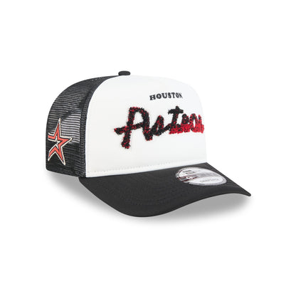 Houston Astros Fade Script 9FIFTY A-Frame Trucker Hat