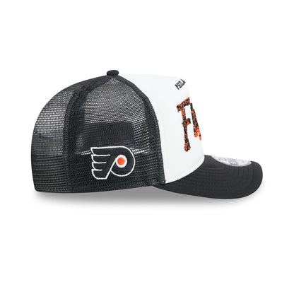 Philadelphia Flyers Fade Script 9FIFTY A-Frame Trucker Hat