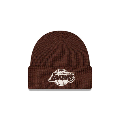 Los Angeles Lakers Walnut Cuff Knit Beanie Hat