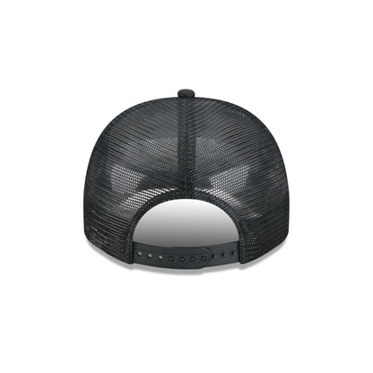 Pittsburgh Penguins Fade Script 9FIFTY A-Frame Trucker Hat
