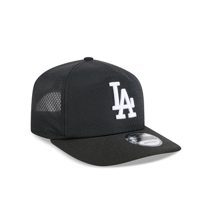 Los Angeles Dodgers Black & White Mesh 19TWENTY Trucker Hat
