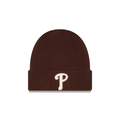 Philadelphia Phillies Walnut Cuff Knit Beanie Hat