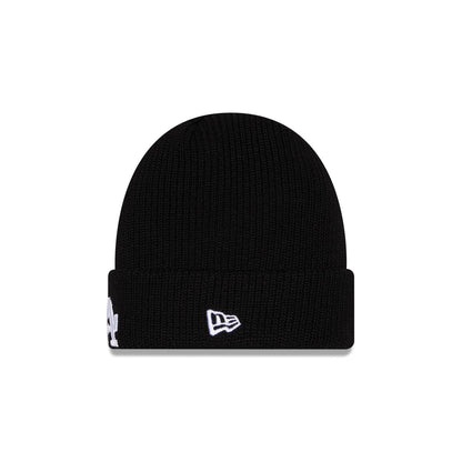 Los Angeles Dodgers Black Cuff Knit Beanie Hat