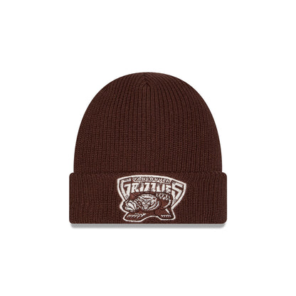 Vancouver Grizzlies Walnut Cuff Knit Beanie Hat