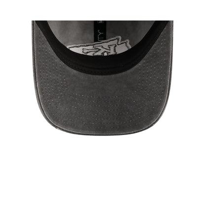 Kansas City Chiefs Washed Black Cotton 9TWENTY Adjustable Hat