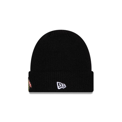 Chicago Blackhawks Black Cuff Knit Beanie Hat