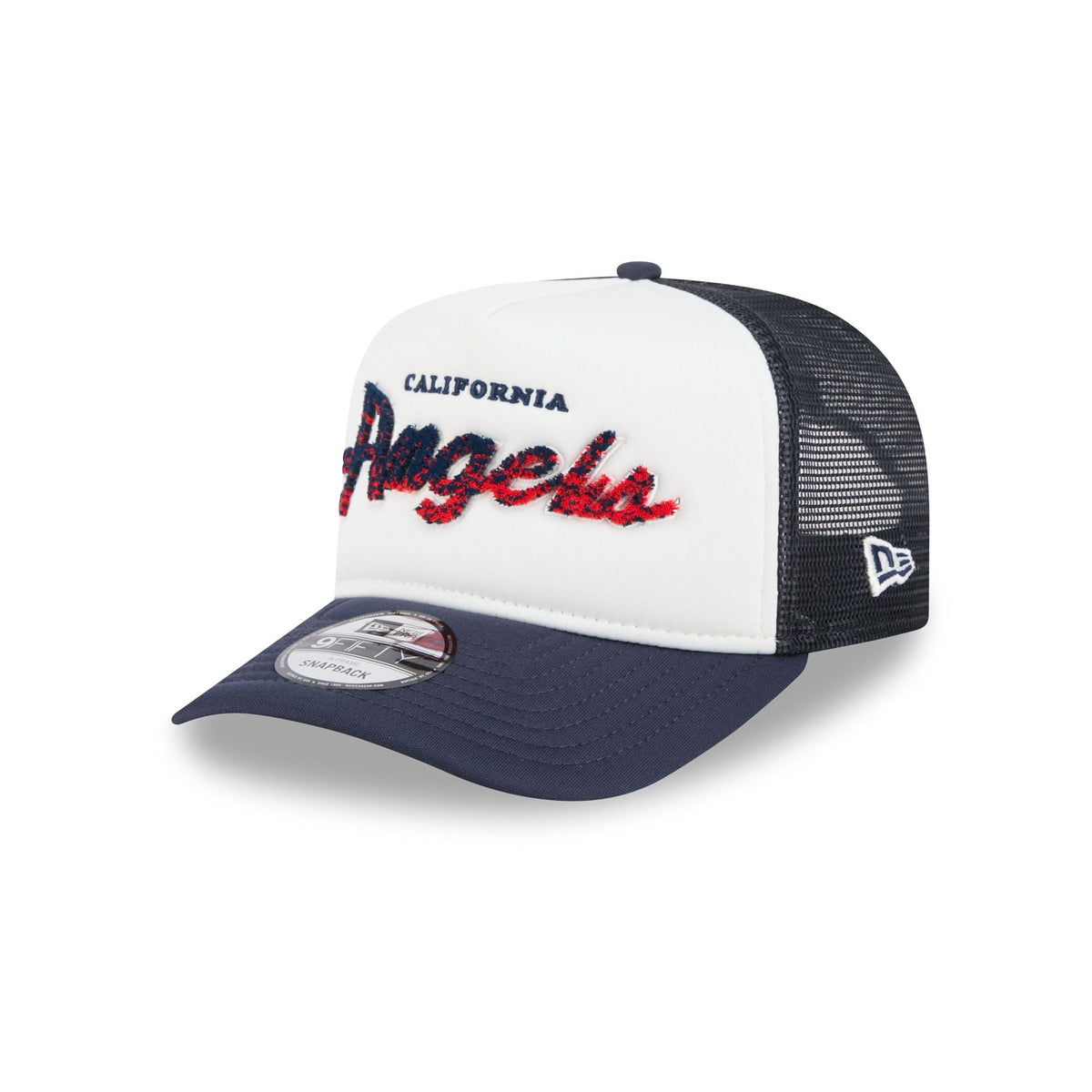 Los Angeles Angels Fade Script 9FIFTY A-Frame Trucker Hat