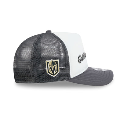 Vegas Golden Knights Fade Script 9FIFTY A-Frame Trucker Hat