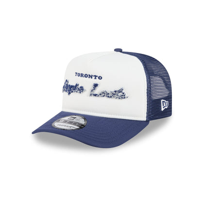 Toronto Maple Leafs Fade Script 9FIFTY A-Frame Trucker Hat