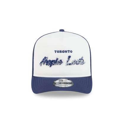 Toronto Maple Leafs Fade Script 9FIFTY A-Frame Trucker Hat