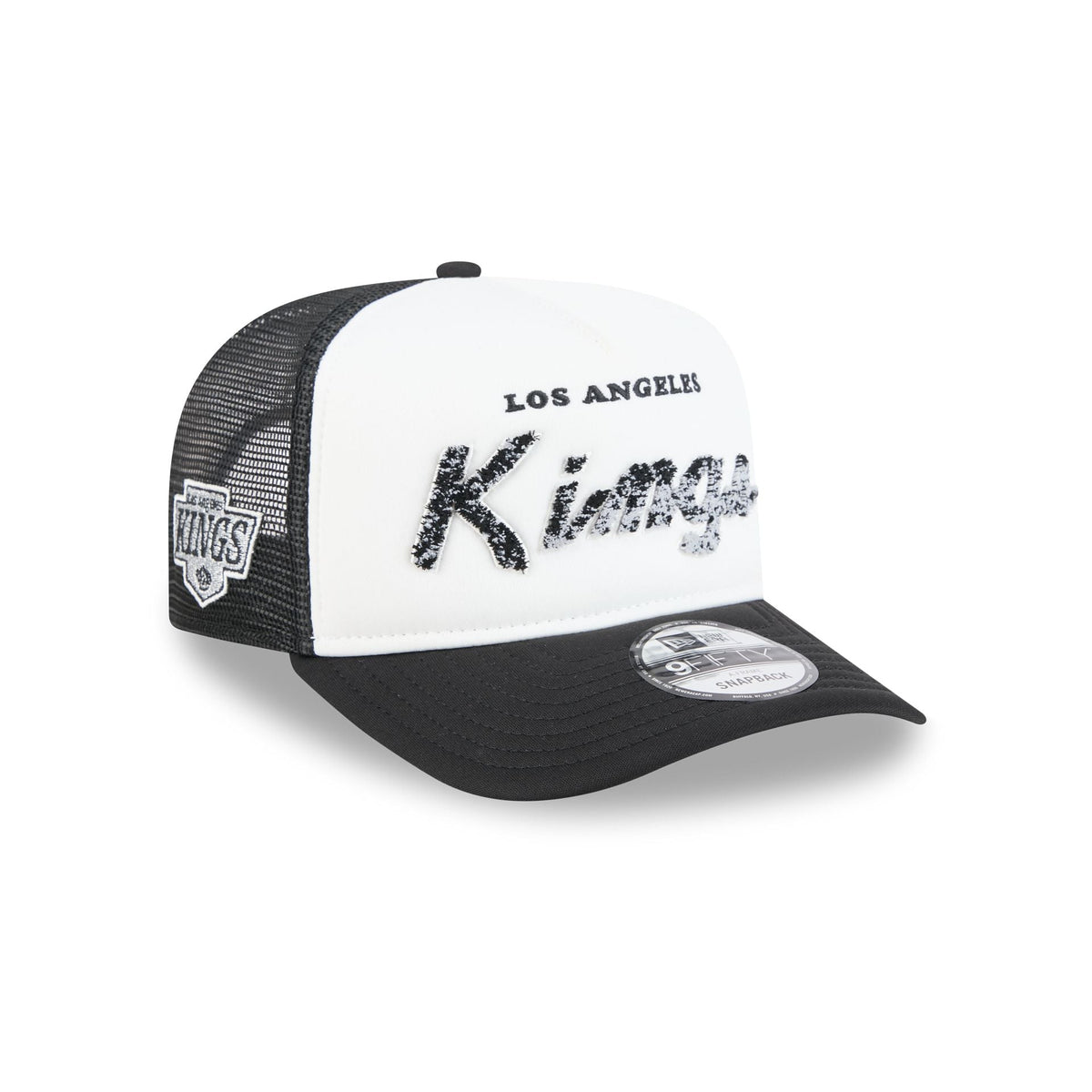 Los Angeles Kings Fade Script 9FIFTY A-Frame Trucker Hat