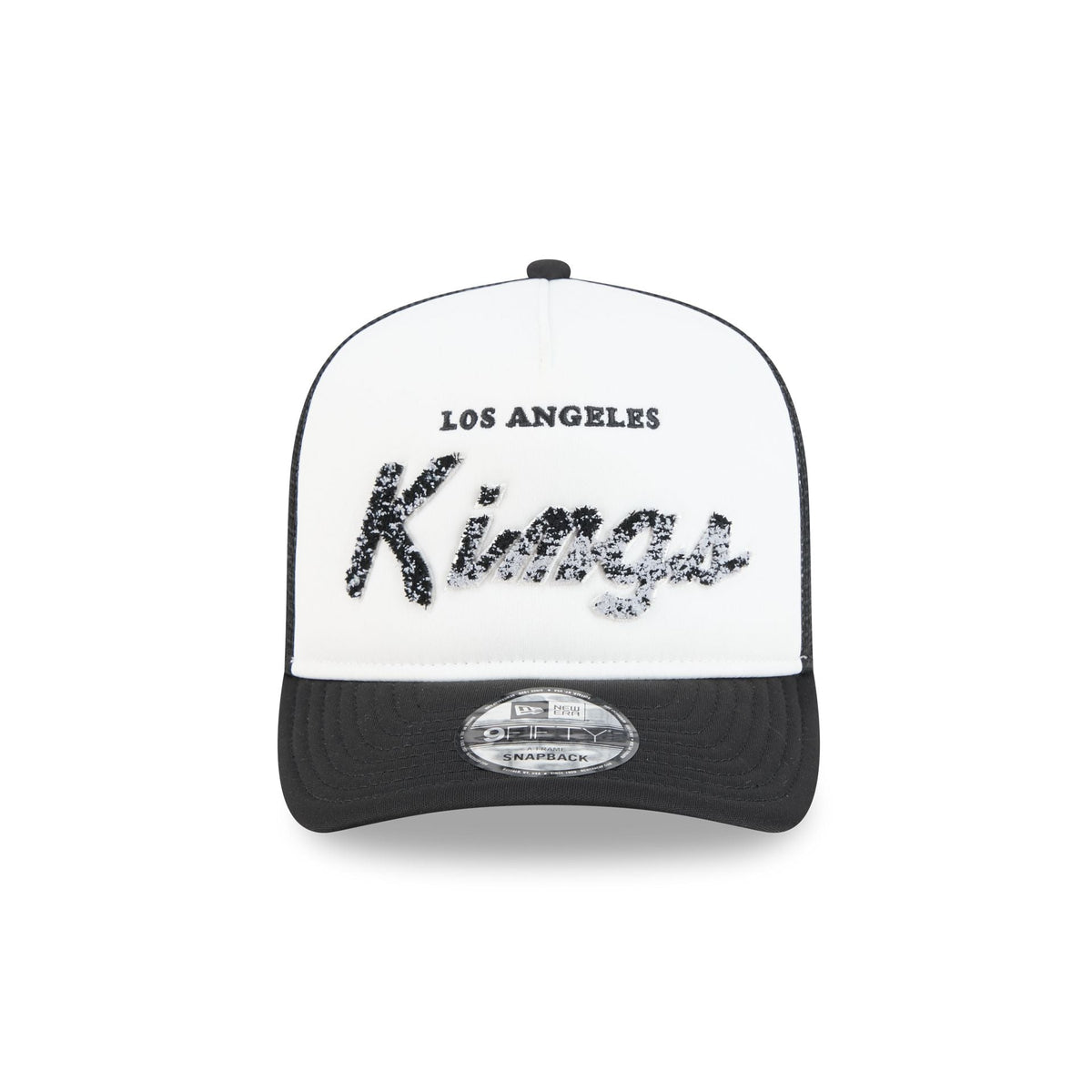 Los Angeles Kings Fade Script 9FIFTY A-Frame Trucker Hat