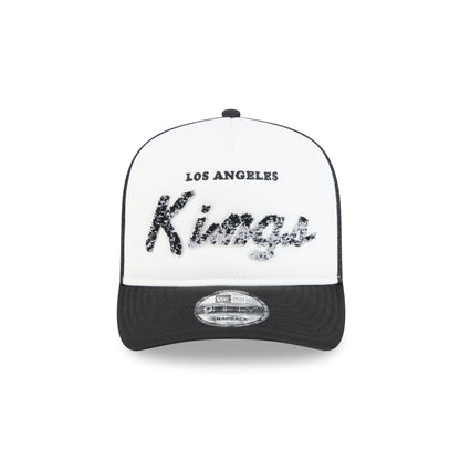 Los Angeles Kings Fade Script 9FIFTY A-Frame Trucker Hat