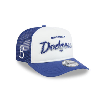 Brooklyn Dodgers Fade Script 9FIFTY A-Frame Trucker Hat