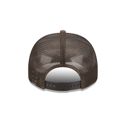 San Diego Padres Fade Script 9FIFTY A-Frame Trucker Hat