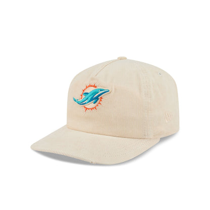 Miami Dolphins Chrome Corduroy 19TWENTY Adjustable Hat