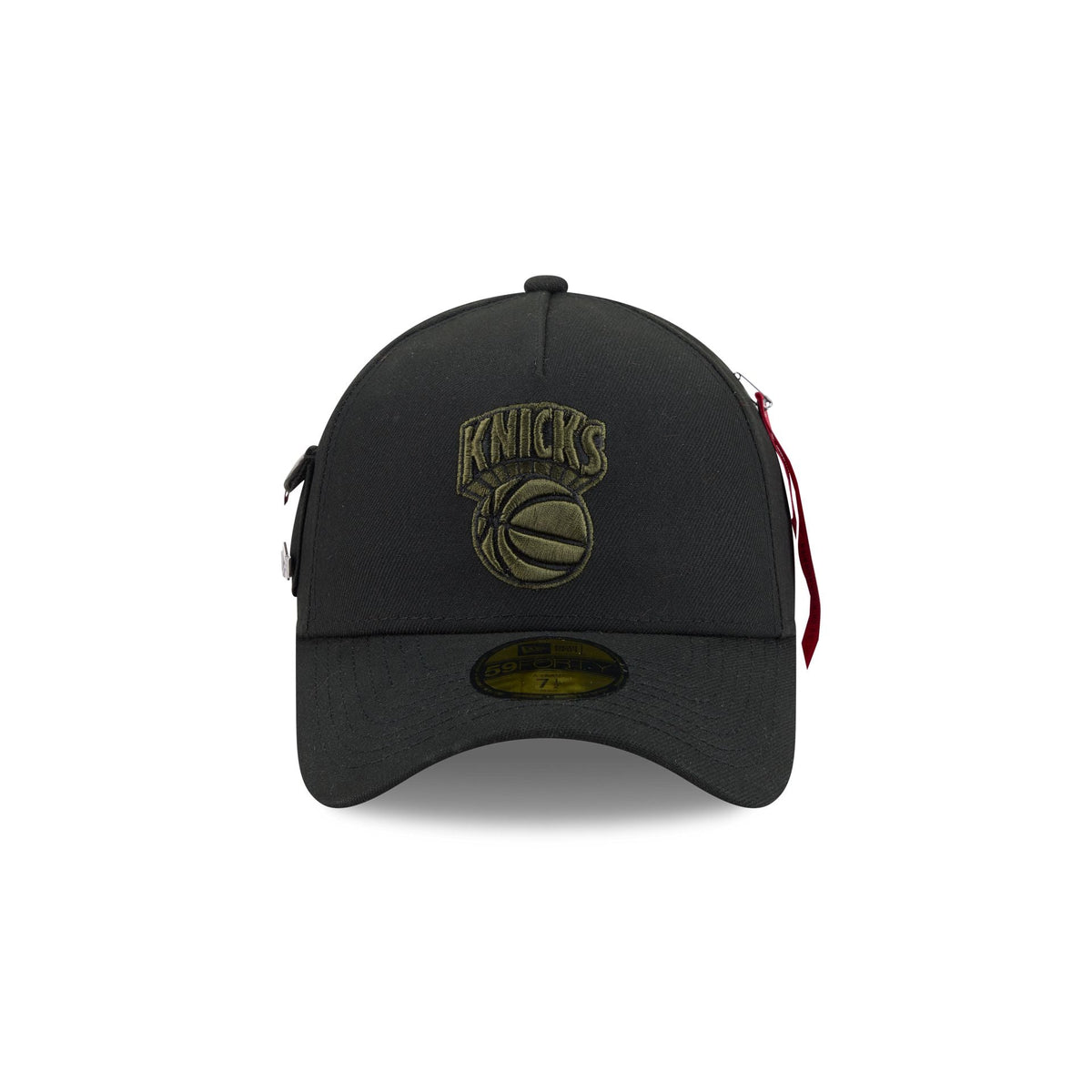 Alpha Industries x New York Knicks Black 59FORTY A-Frame Fitted Hat