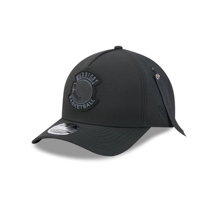 Alpha Industries x Golden State Warriors Nylon Black 9FORTY M-Crown A-Frame Snapback Hat