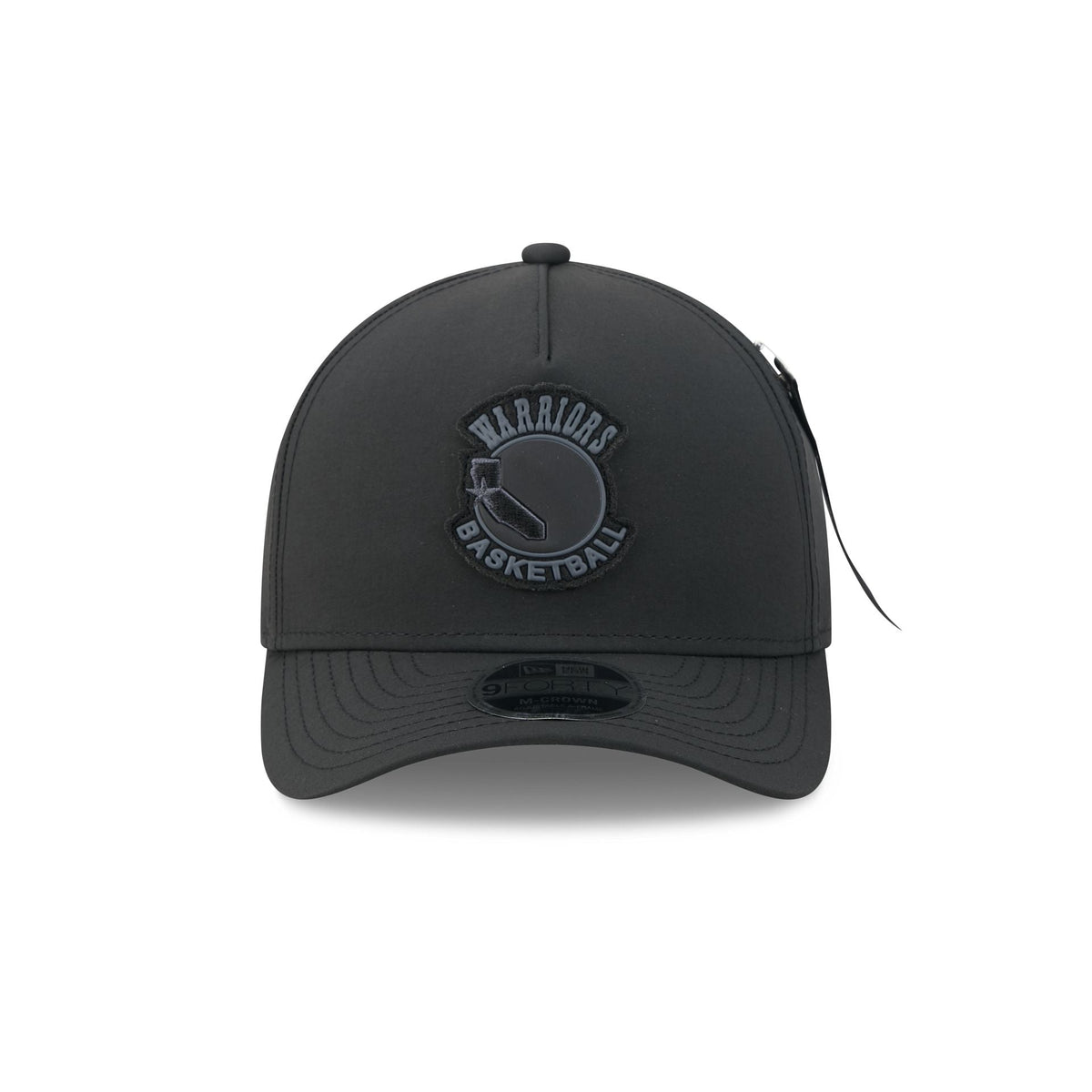 Alpha Industries x Golden State Warriors Nylon Black 9FORTY M-Crown A-Frame Snapback Hat