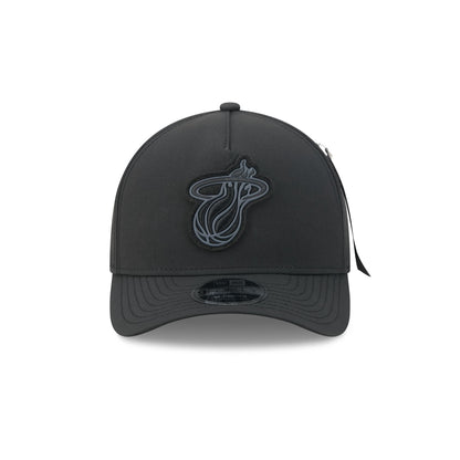 Alpha Industries x Miami Heat Nylon Black 9FORTY M-Crown A-Frame Snapback Hat