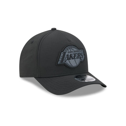 Alpha Industries x Los Angeles Lakers Nylon Black 9FORTY M-Crown A-Frame Snapback Hat