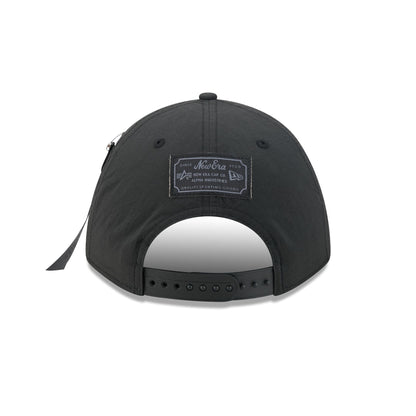 Alpha Industries x Philadelphia 76ers Nylon Black 9FORTY M-Crown A-Frame Snapback Hat