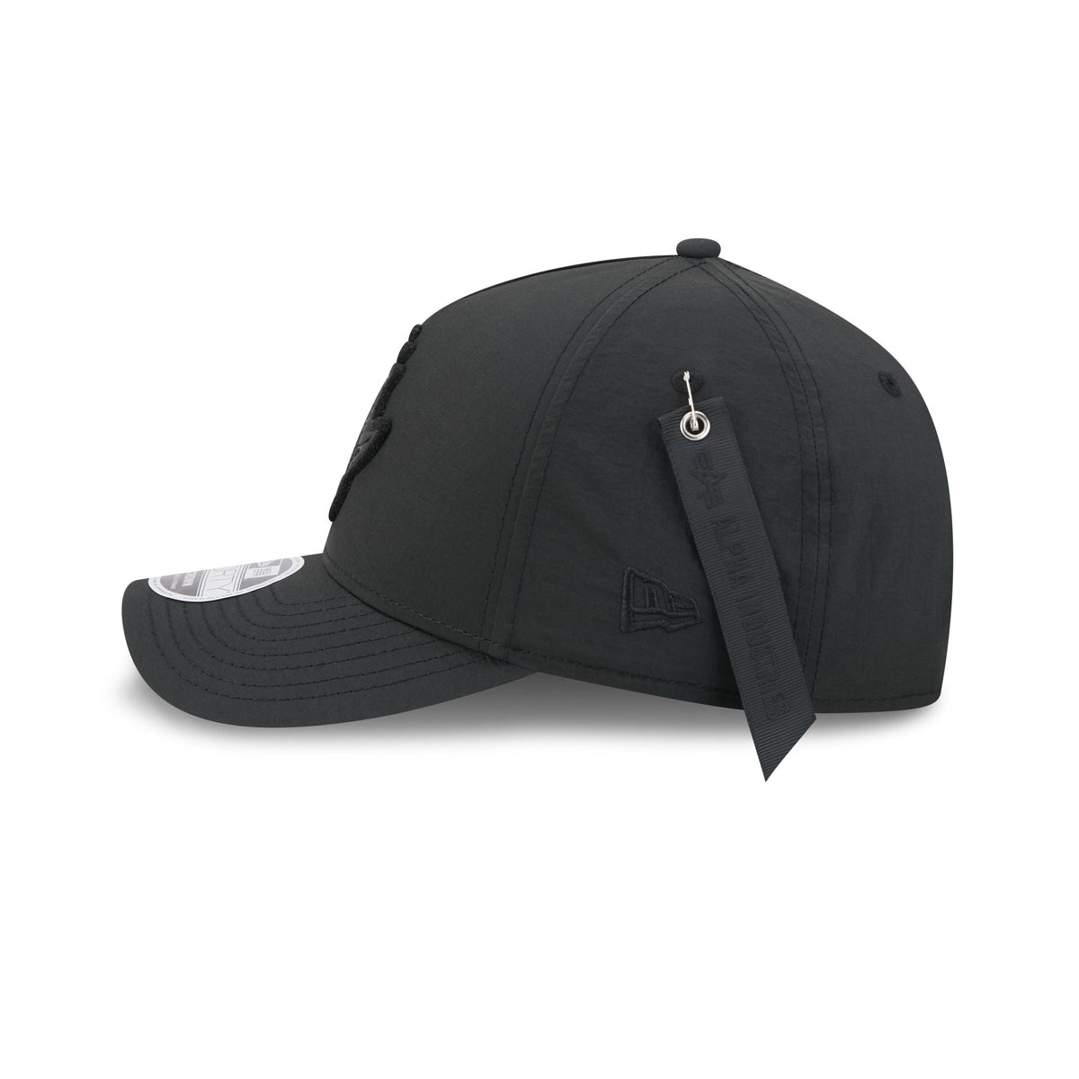 Alpha Industries x Toronto Raptors Nylon Black 9FORTY M-Crown A-Frame Snapback Hat