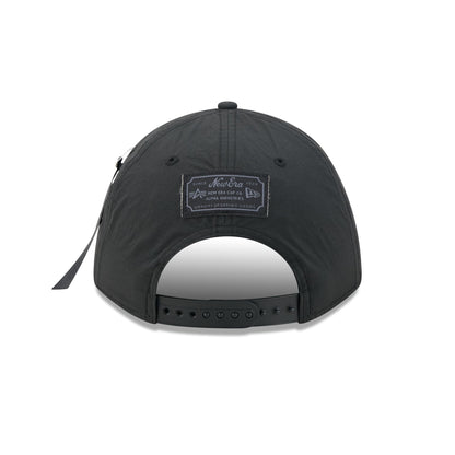 Alpha Industries x Edmonton Oilers Nylon Black 9FORTY M-Crown A-Frame Snapback Hat