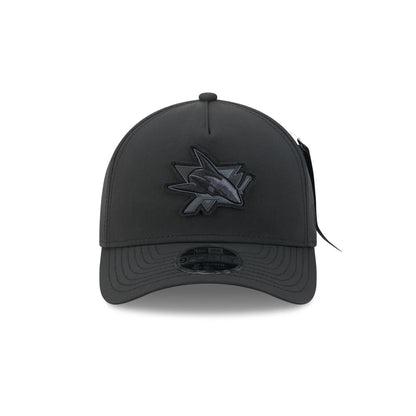 Alpha Industries x San Jose Sharks Nylon Black 9FORTY M-Crown A-Frame Snapback Hat