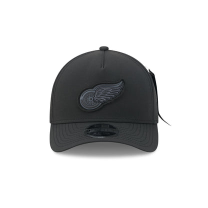 Alpha Industries x Detroit Red Wings Nylon Black 9FORTY M-Crown A-Frame Snapback Hat