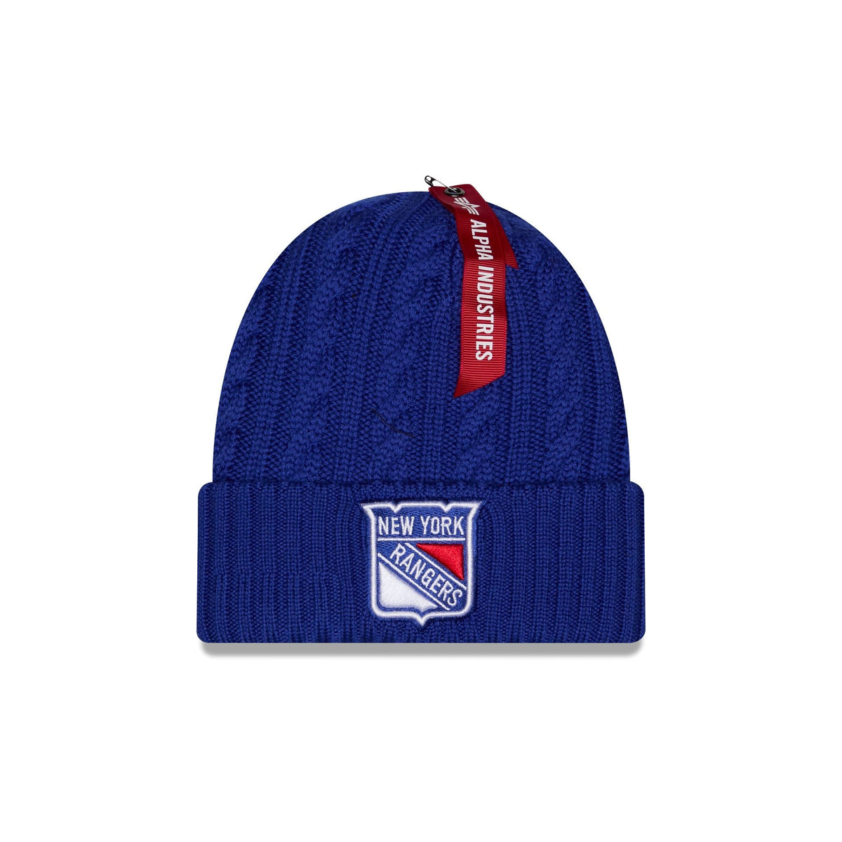 Alpha Industries x New York Rangers Cable Knit Hat