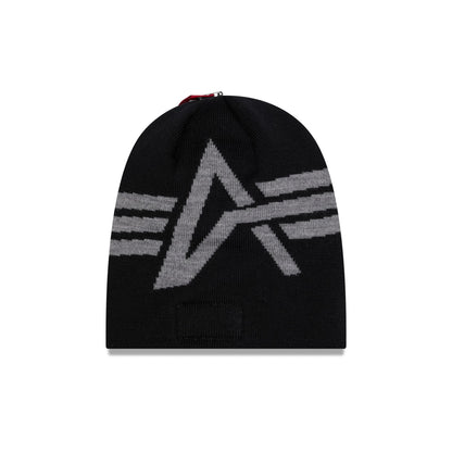 Alpha Industries x New York Knicks Black Beanie Hat