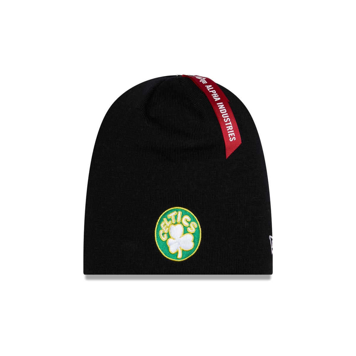 Alpha Industries x Boston Celtics Black Beanie Hat