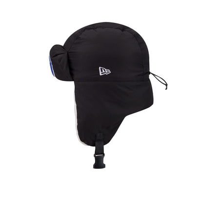 Alpha Industries x Edmonton Oilers Black Puffer Trapper Hat