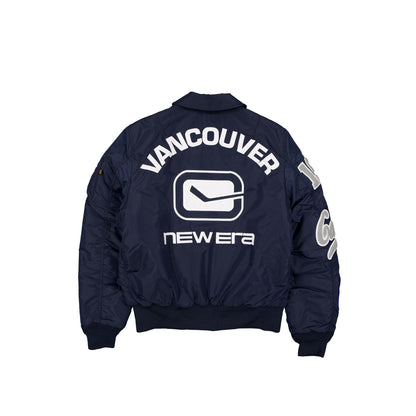 Alpha Industries x Vancouver Canucks MA-1 Flight Jacket