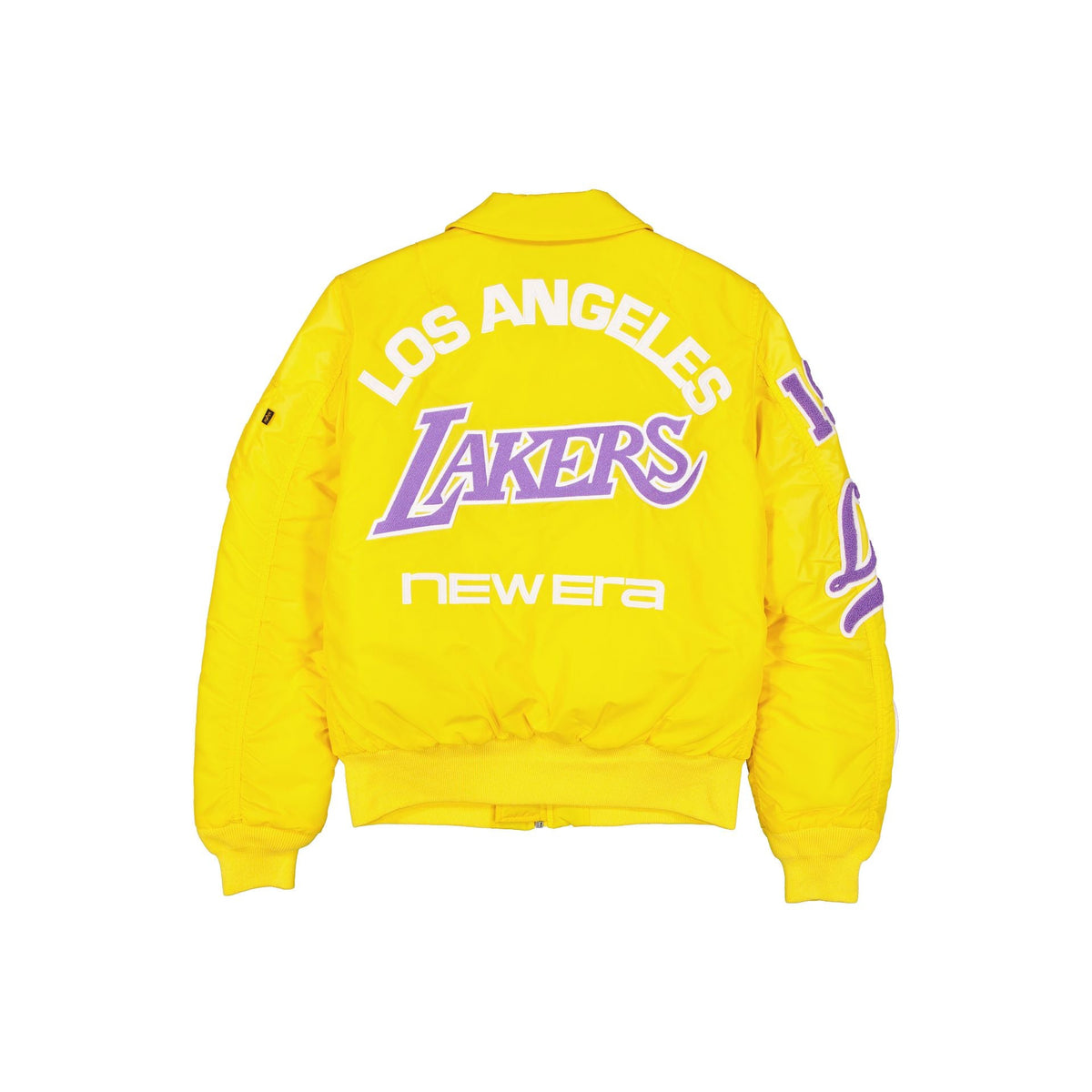 Alpha Industries x Los Angeles Lakers Hardwood Classics MA-1 Flight Jacket