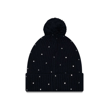 Atlanta Braves Women's Rhinestone Pom Knit Hat