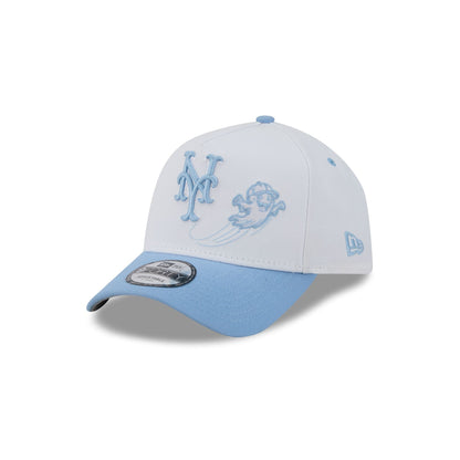 New York Mets Chrome Ghost 9FORTY A-Frame Snapback Hat