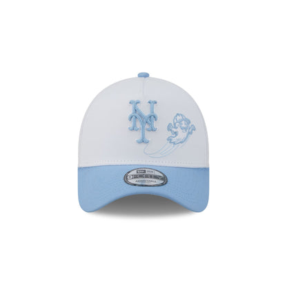 New York Mets Chrome Ghost 9FORTY A-Frame Snapback Hat