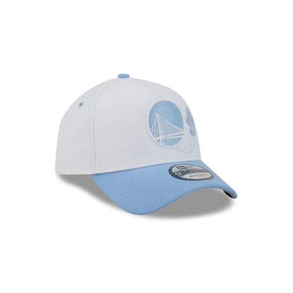Golden State Warriors Chrome Ghost 9FORTY A-Frame Snapback Hat