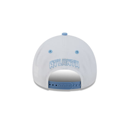 Atlanta Braves Chrome Ghost 9FORTY A-Frame Snapback Hat