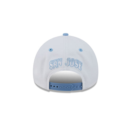 San Jose Sharks Chrome Ghost 9FORTY A-Frame Snapback Hat