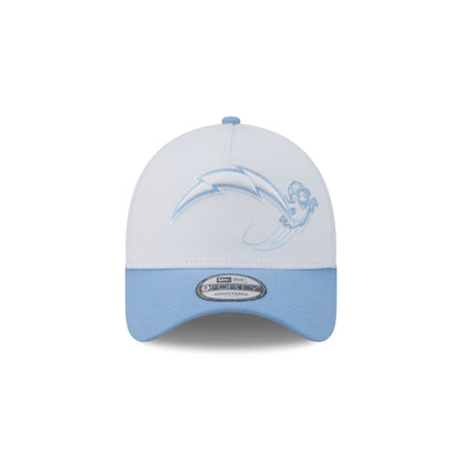 Los Angeles Chargers Chrome Ghost 9FORTY A-Frame Snapback Hat