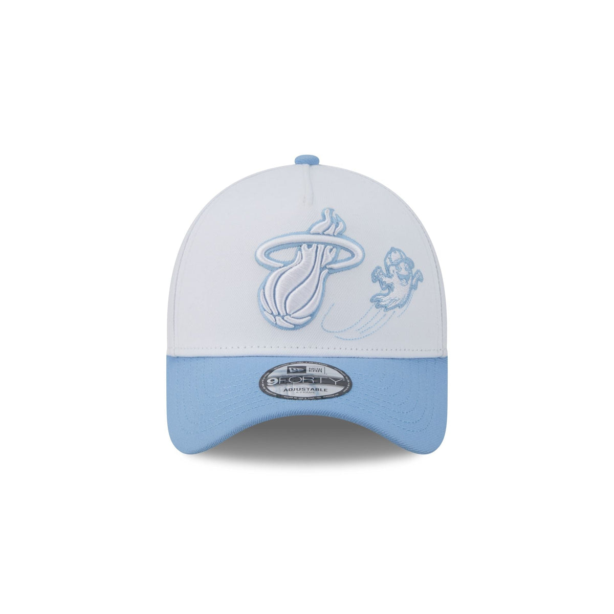 Miami Heat Chrome Ghost 9FORTY A-Frame Snapback Hat