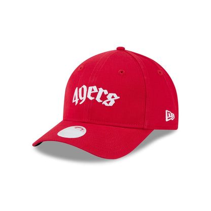San Francisco 49ers Gothic Font Women's 9FORTY M-Crown Snapback Hat