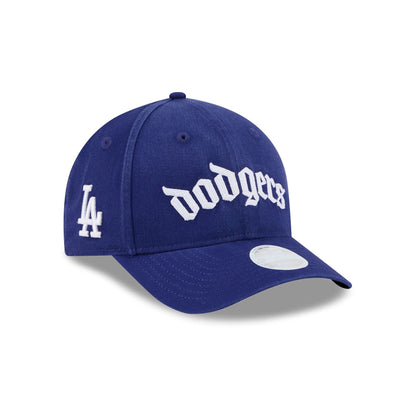 Los Angeles Dodgers Gothic Font Women's 9FORTY M-Crown Snapback Hat
